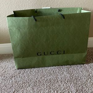 Original Gucci shopping bag.